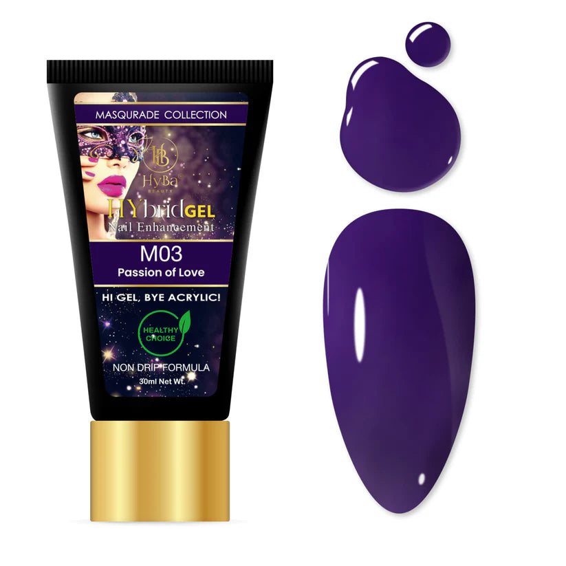 HYBA BEAUTY HyGEL™ Hybrid Gel Nail System - Masquerade Collection