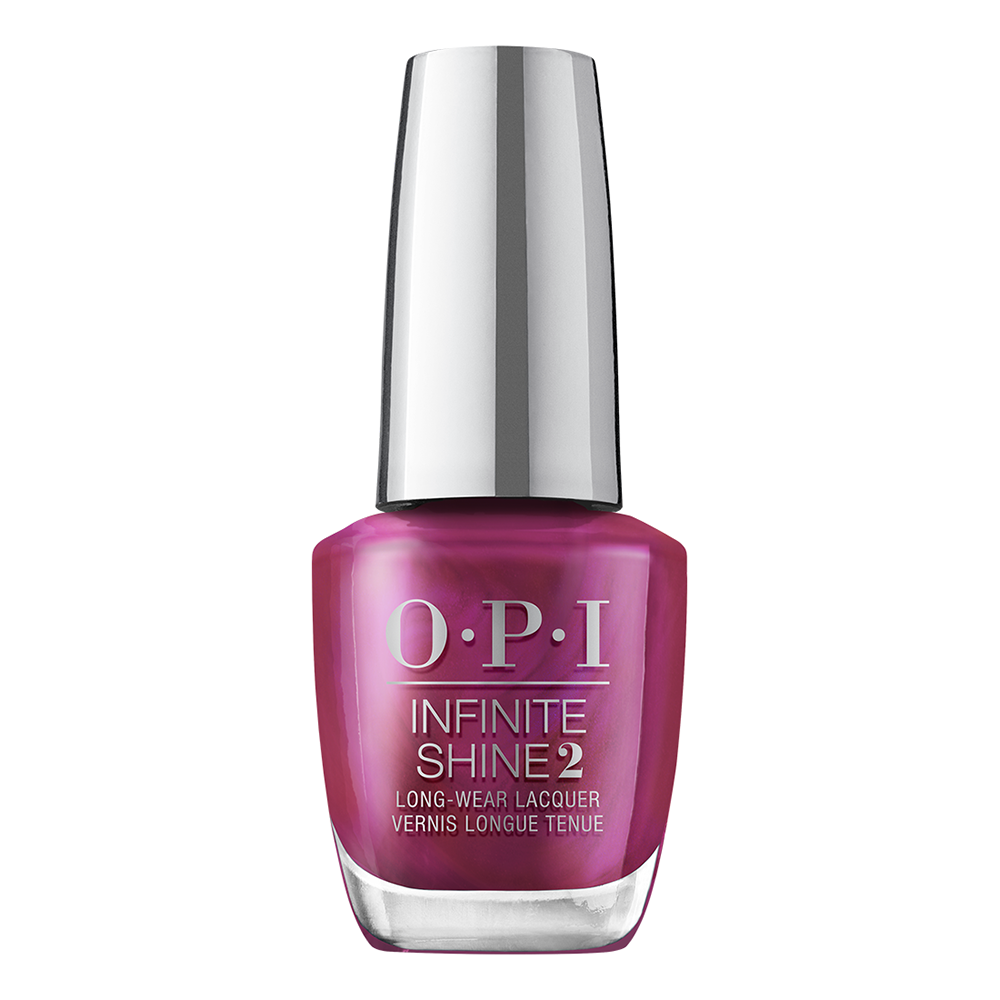 OPI Infinite Shine 0.5oz - Merry in Cranberry #HRM42