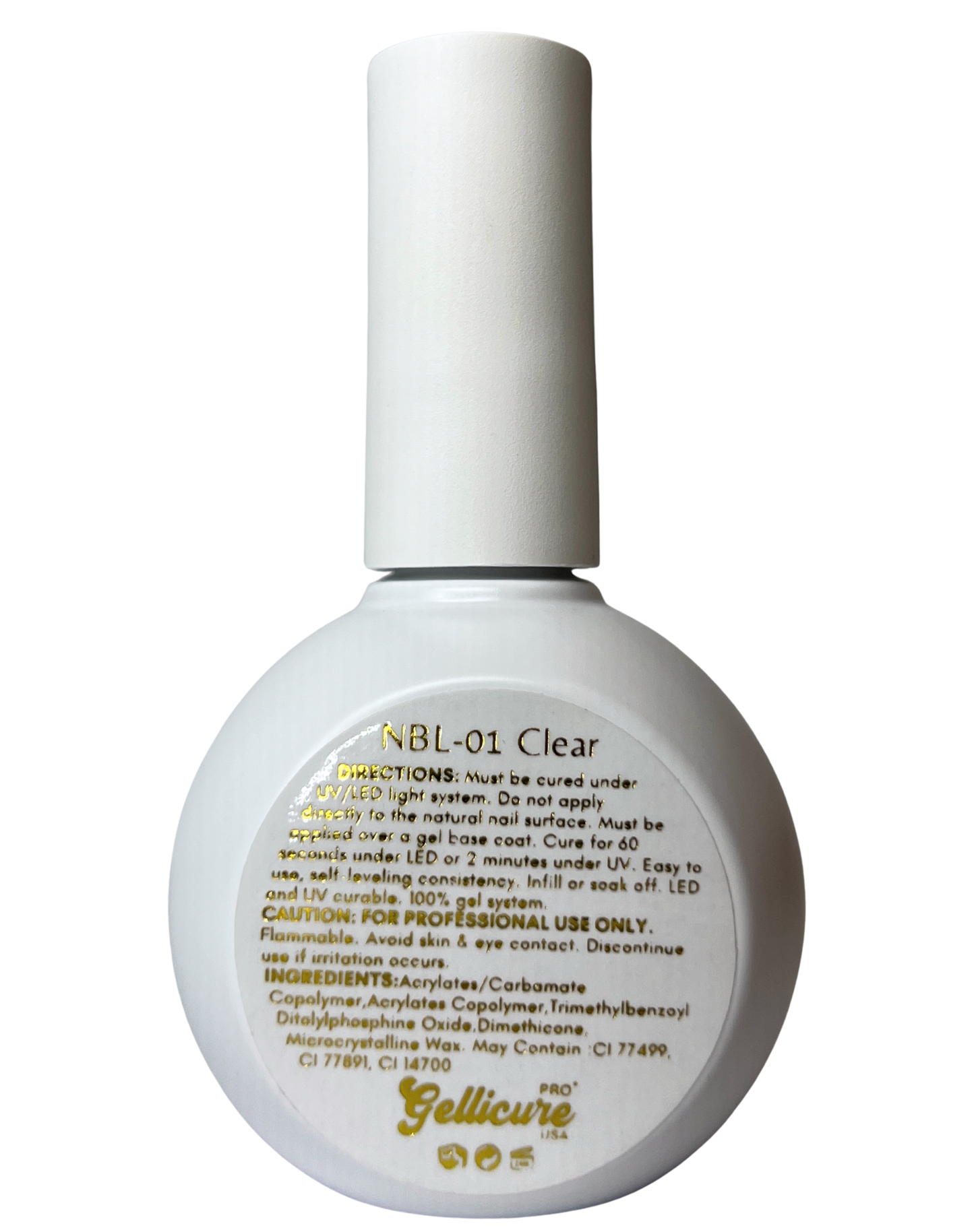 GELLICURE PRO★ Builder Gel 30ml - Clear NBL-01