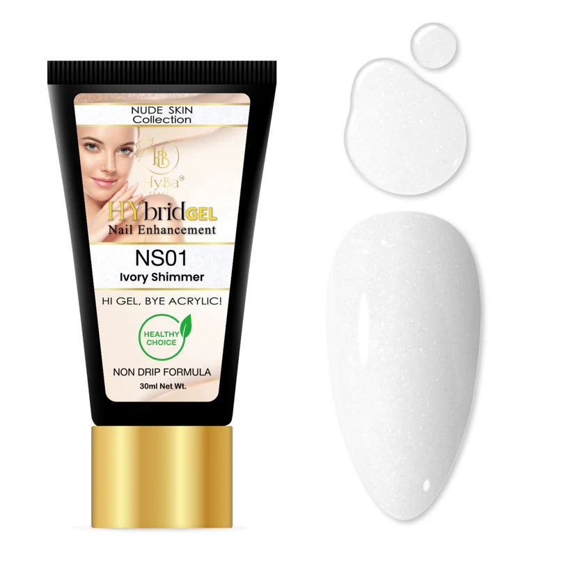HYBA BEAUTY HyGEL™ Hybrid Gel Nail System - Nude Skin Collection