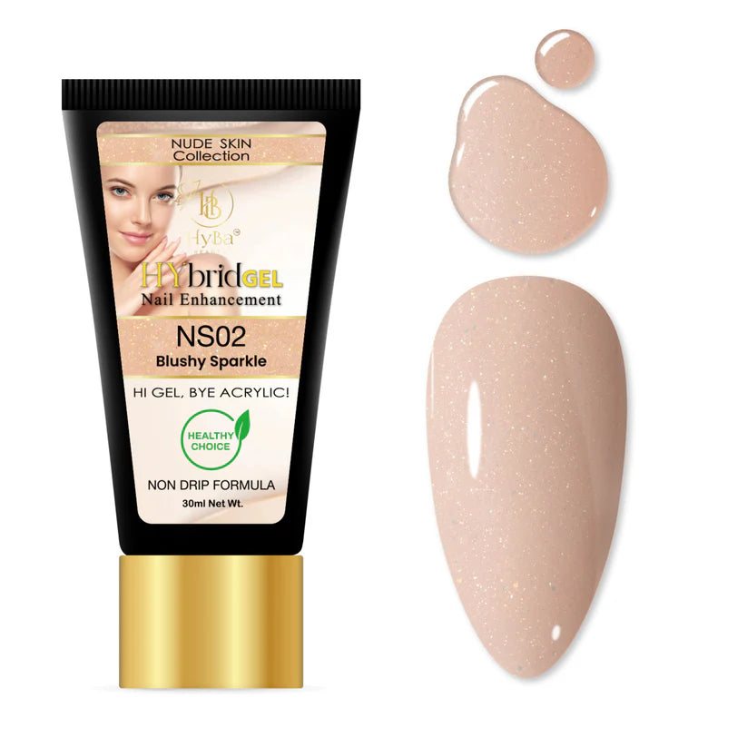 HYBA BEAUTY HyGEL™ Hybrid Gel Nail System - Nude Skin Collection
