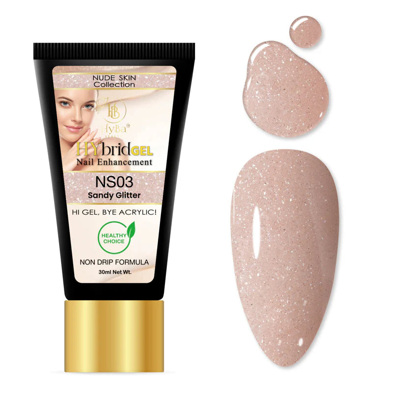 HYBA BEAUTY HyGEL™ Hybrid Gel Nail System - Nude Skin Collection