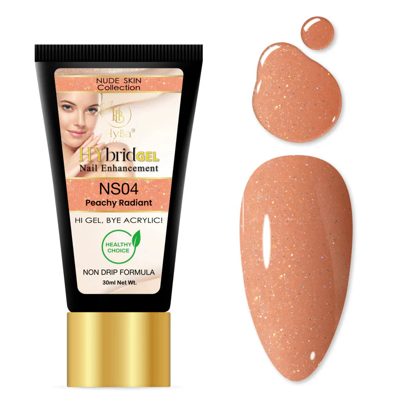 HYBA BEAUTY HyGEL™ Hybrid Gel Nail System - Nude Skin Collection