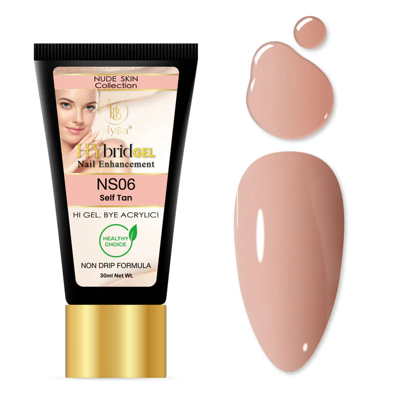 HYBA BEAUTY HyGEL™ Hybrid Gel Nail System - Nude Skin Collection