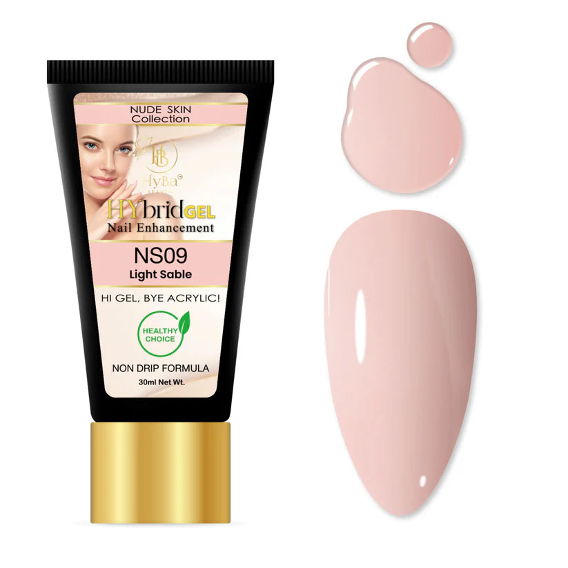 HYBA BEAUTY HyGEL™ Hybrid Gel Nail System - Nude Skin Collection