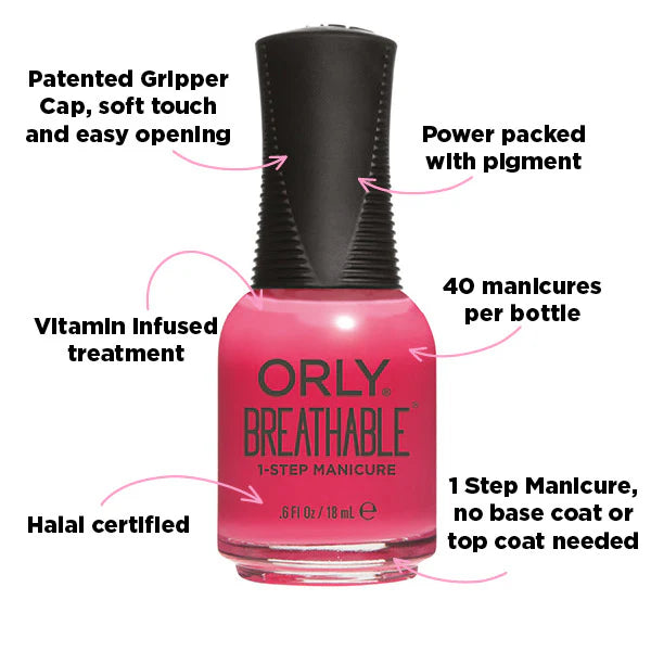 ORLY Breathable Treatment + Color 0.6oz - Beauty Essential #20916