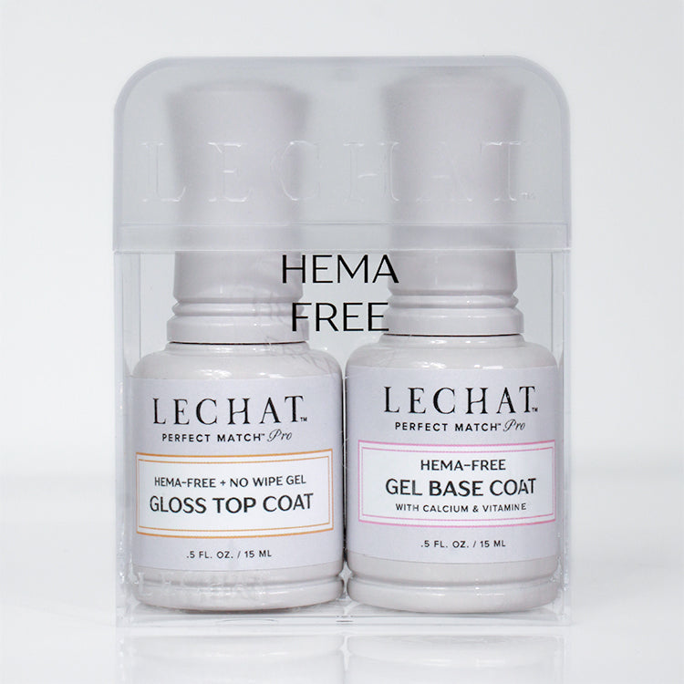 LECHAT Perfect Match Pro 0.5oz - Hema Free Gloss Top Coat & Base Coat
