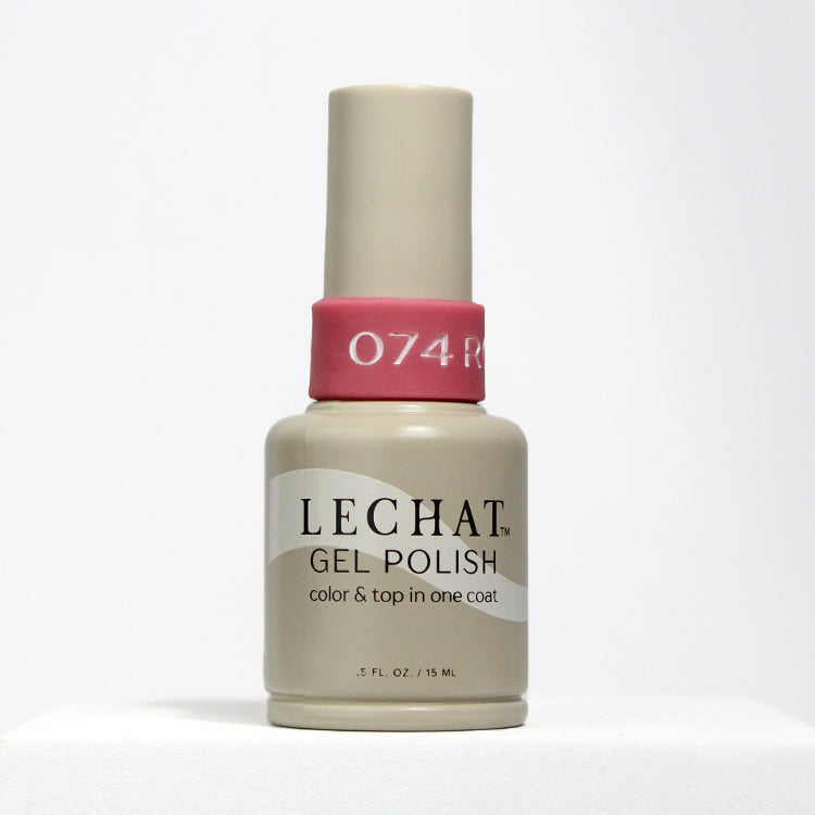 LECHAT Gel Polish Color & Top in One Coat Rosy Glow 0.5OZ - LG074