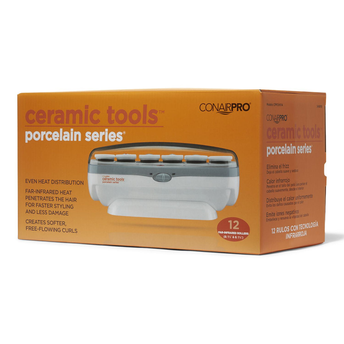 CONAIR PRO Porcelain Series - 12 Far-Infrared Rollers