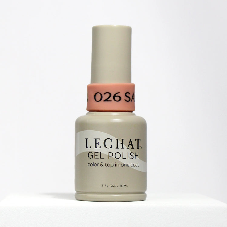 LECHAT Gel Polish Color & Top in One Coat Salmon Run 0.5OZ - LG026
