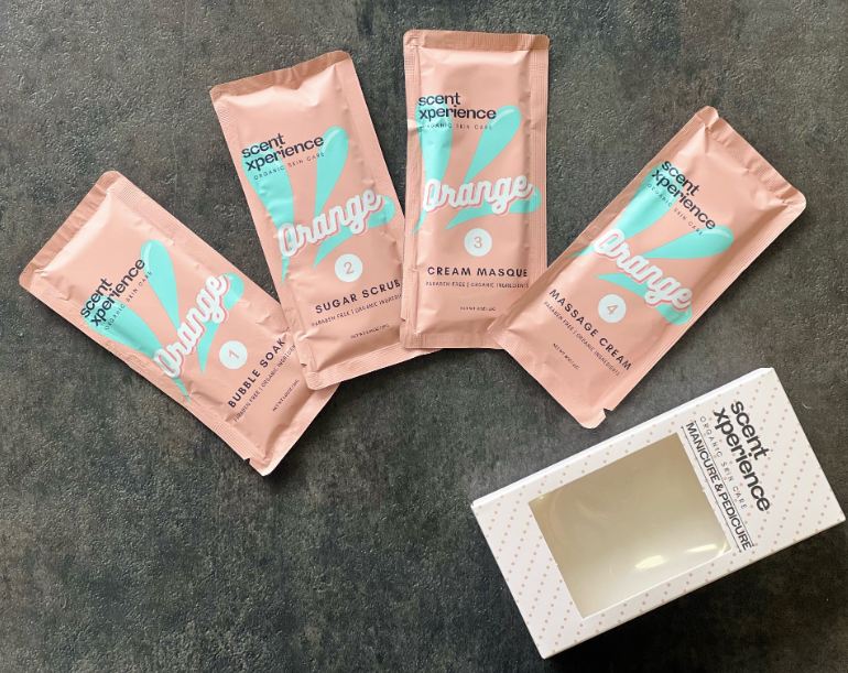 SCENT XPERIENCE 4 Step Organic Pedicure - Orange
