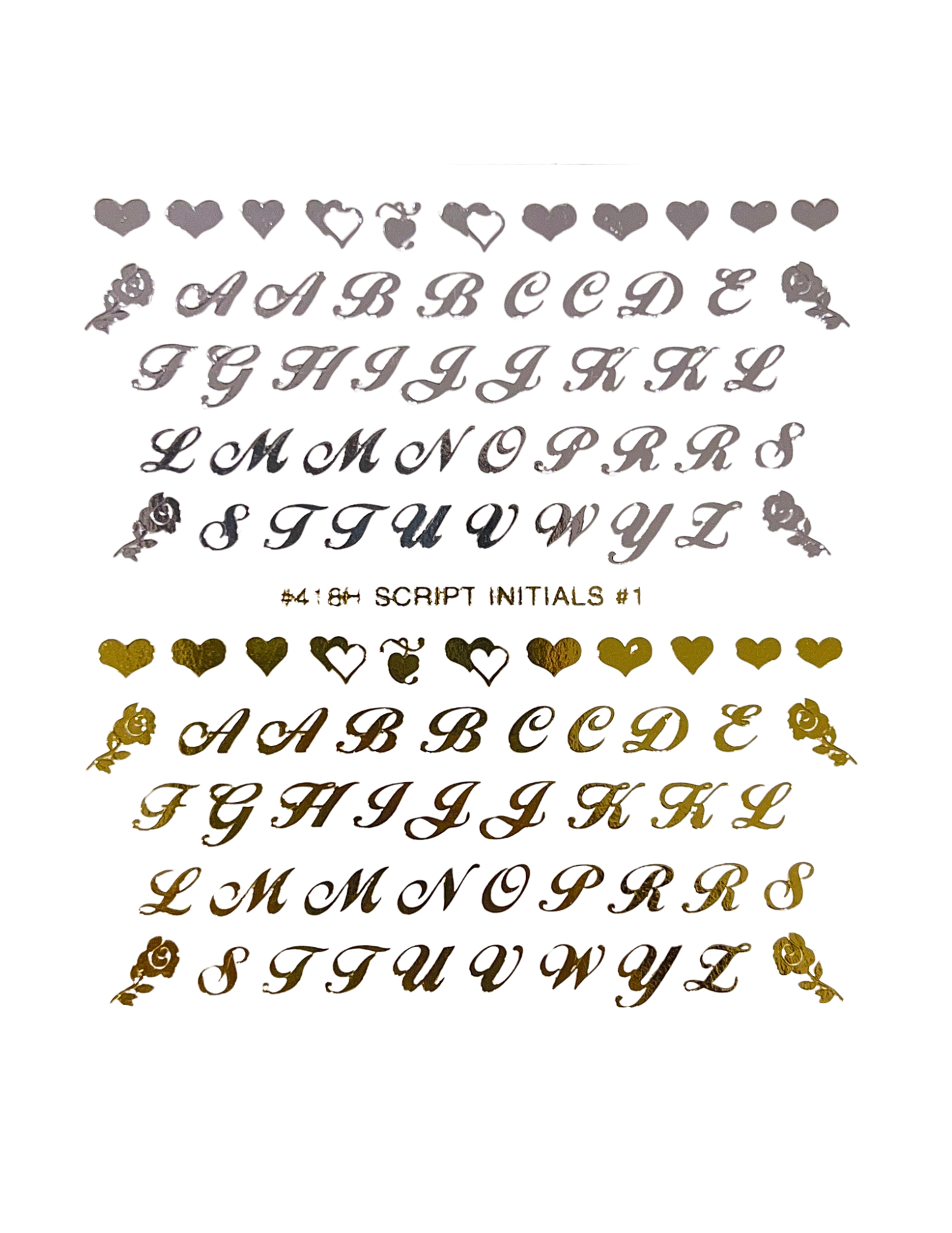 Water Decal - Script Letters