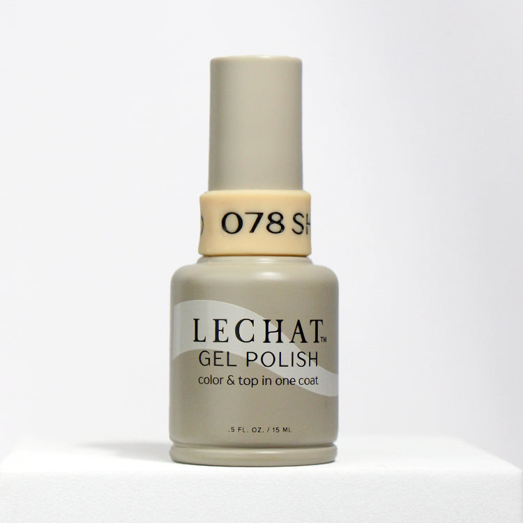 LECHAT Gel Polish Color & Top in One Coat Shortbread 0.5OZ - LG078
