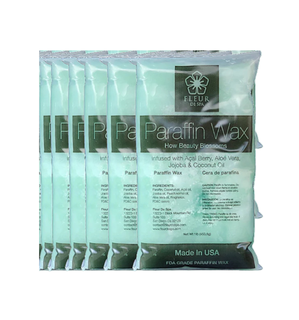 FLEUR DE SPA Paraffin Wax True Wintergreen 6lbs Box