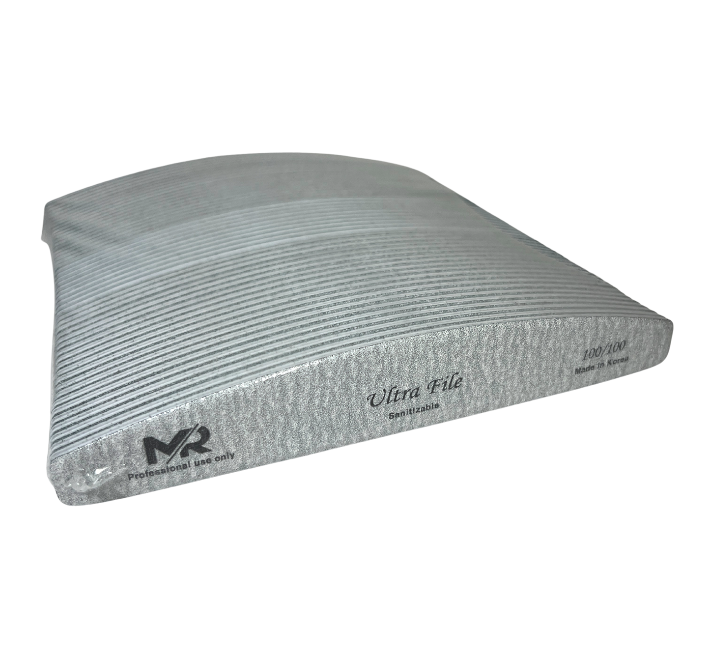 MR Ultra Half Moon Nail Files 7" - ZEBRA