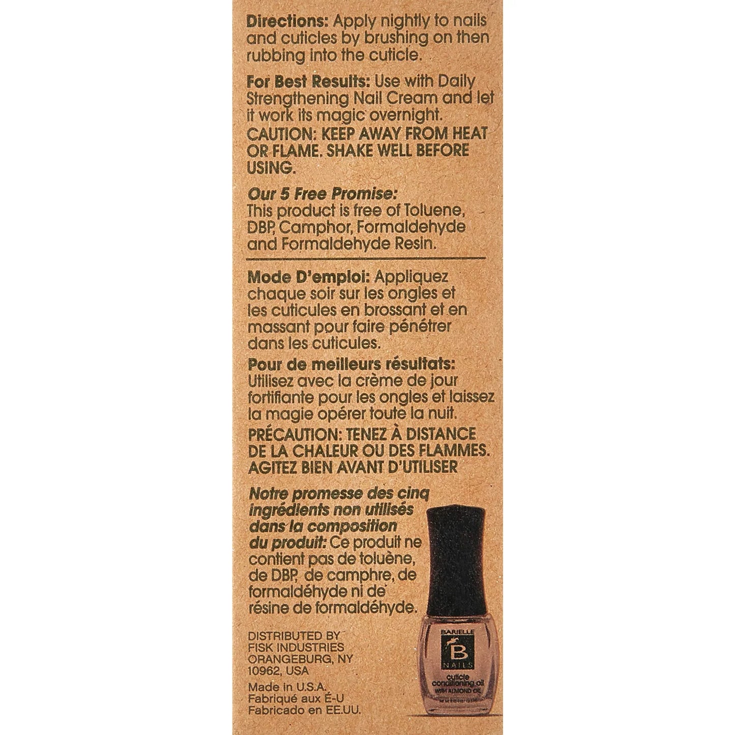 BARIELLE Cuticle Conditioning Oil With Almond Oil