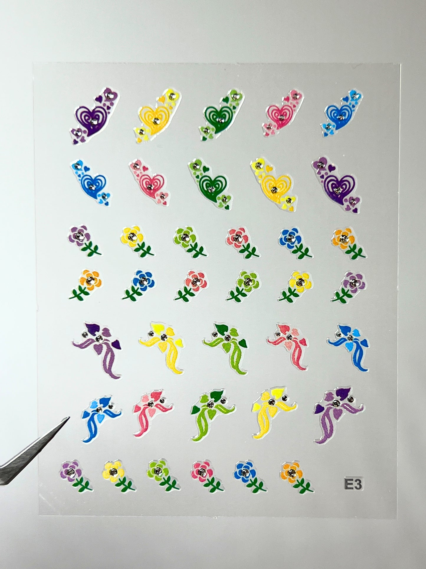 BEAUTY20 Point Nail Stickers - E03