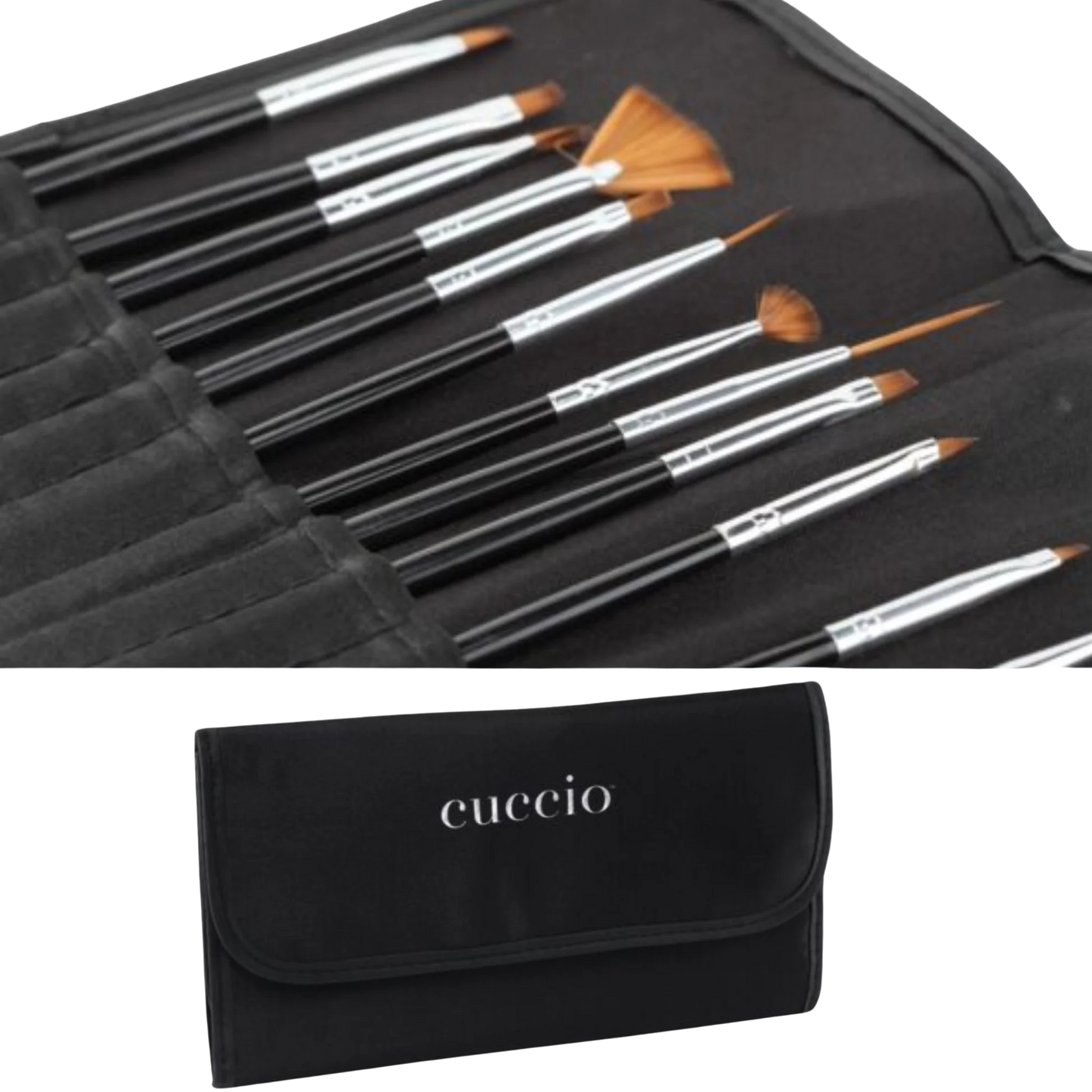 CUCCIO Assorted Nail Brush Case - 20pcs