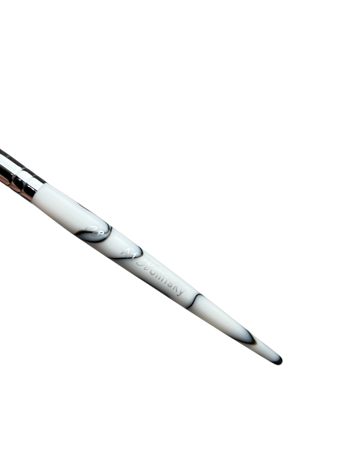 A1 Marble Handle Kolinsky Brush - #8