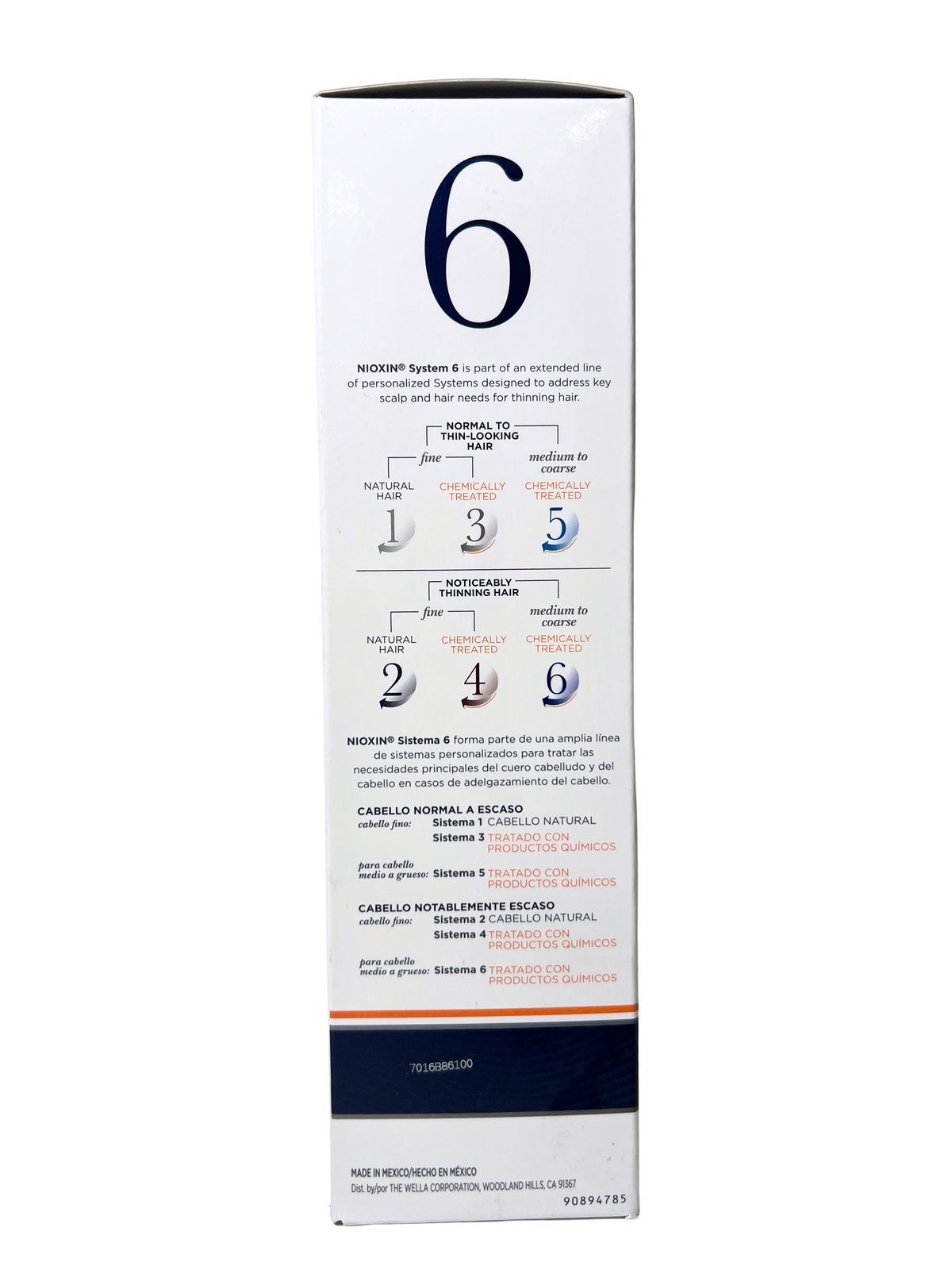 NIOXIN Hair System Kit #6 - Noticeably Thinning for Medium to Coarse Hair
