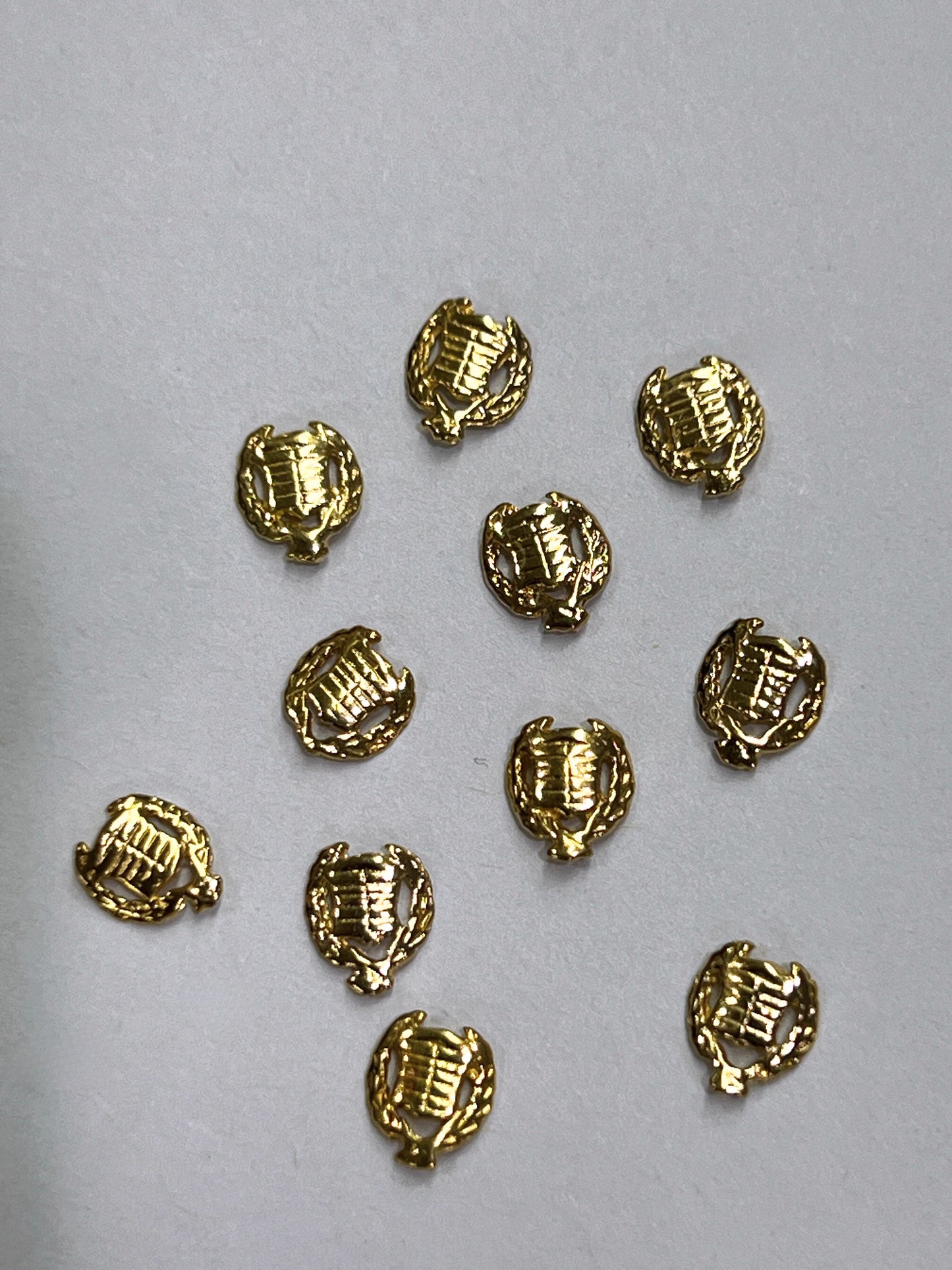 90's Gold Charms - University