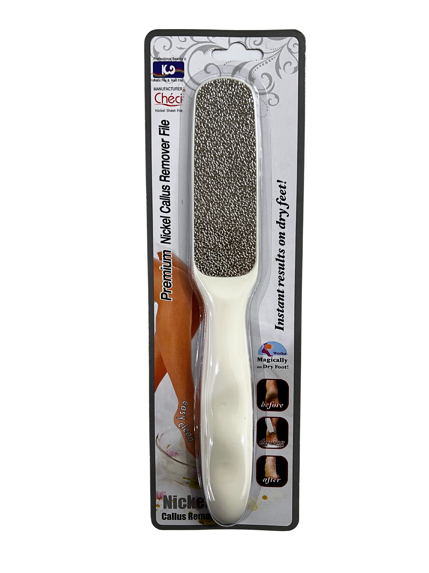 CHECI Premium Nickel Callus Remover File