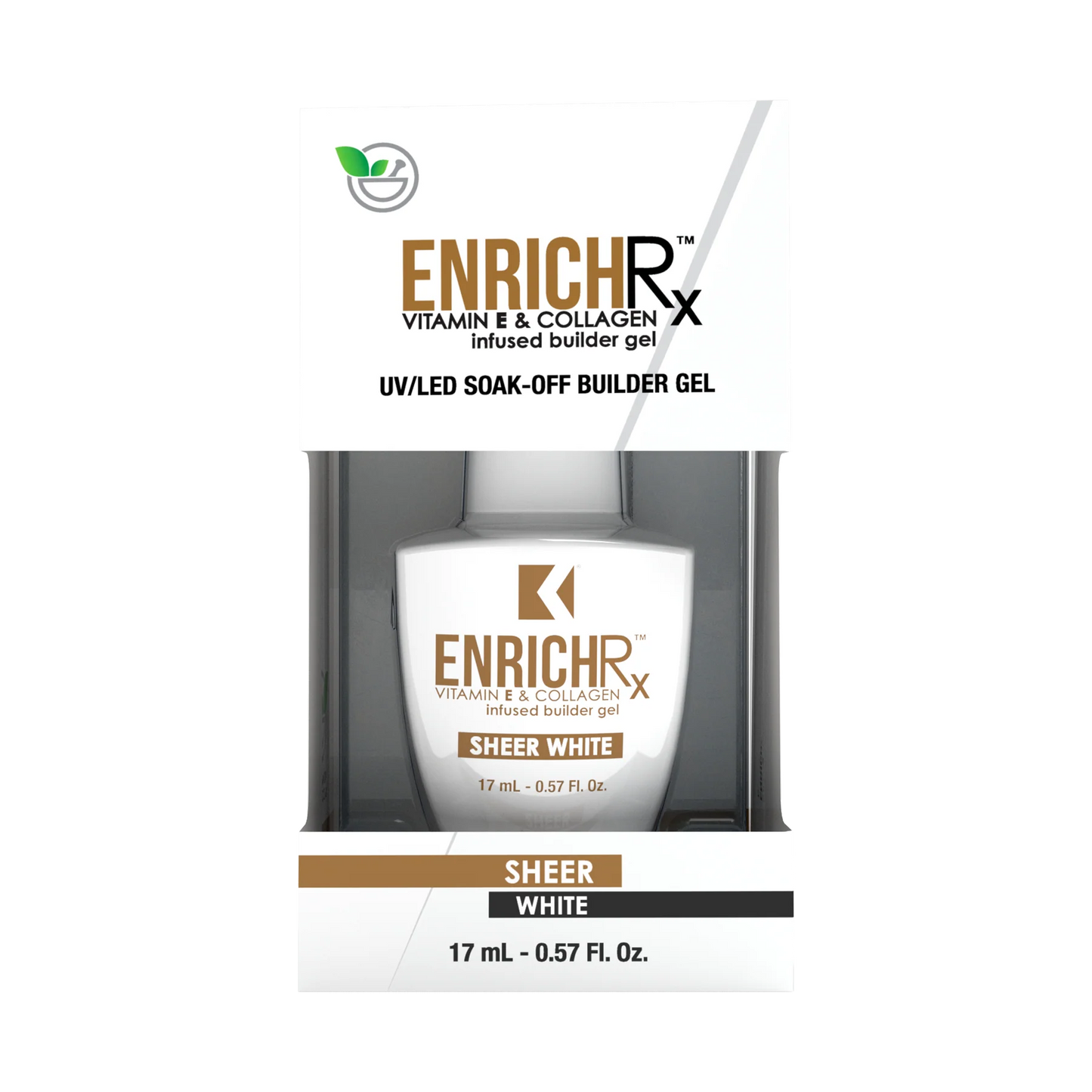 KUPA ENRICHRx Builder Gel 0.57oz - Sheer White