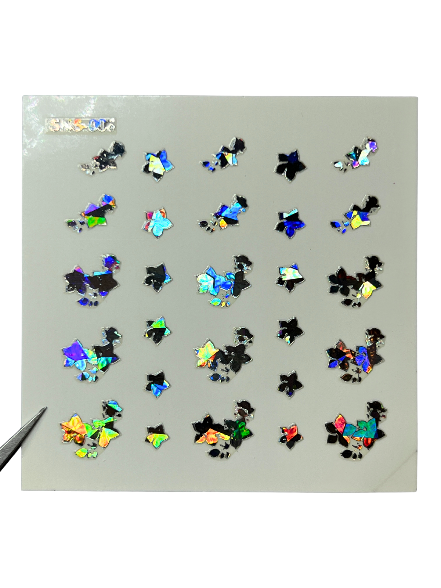 LECECIA Seashell Holographic Nail Stickers - SNS-006