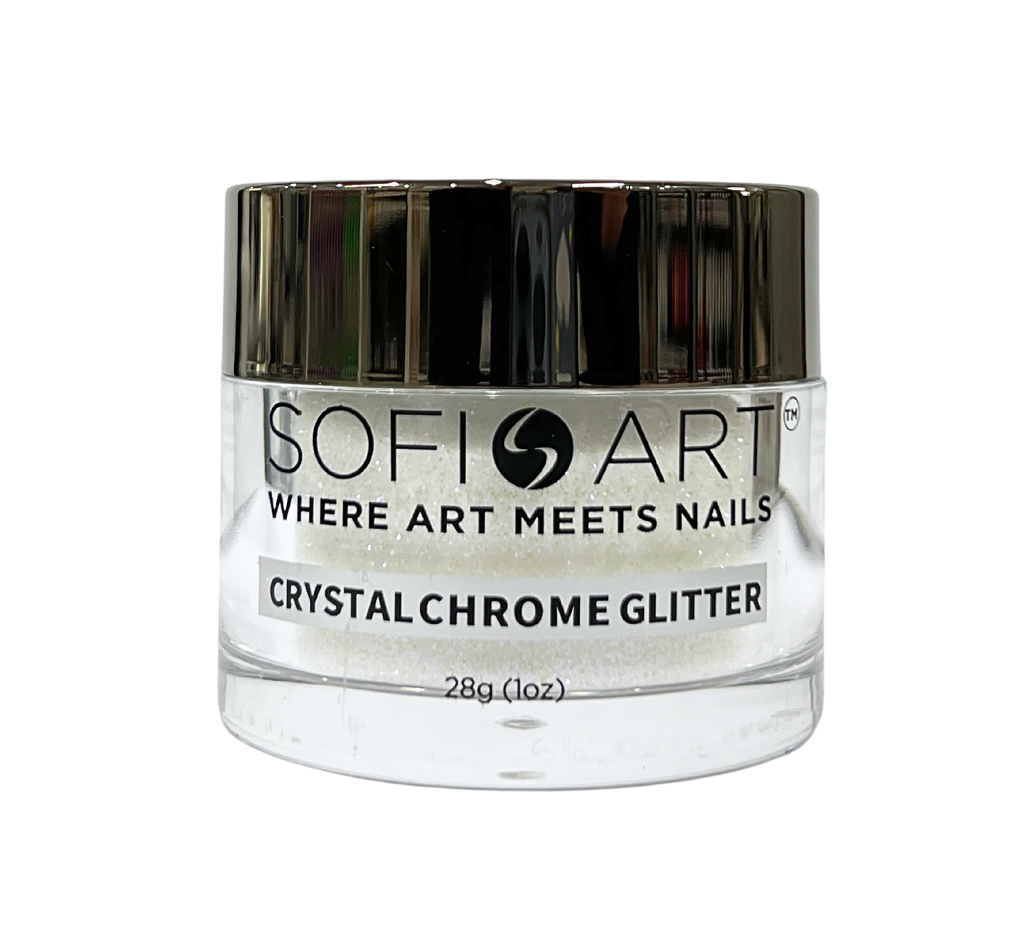 SOFIART Chrome Glitter 1oz - Yellow Crystal FC01