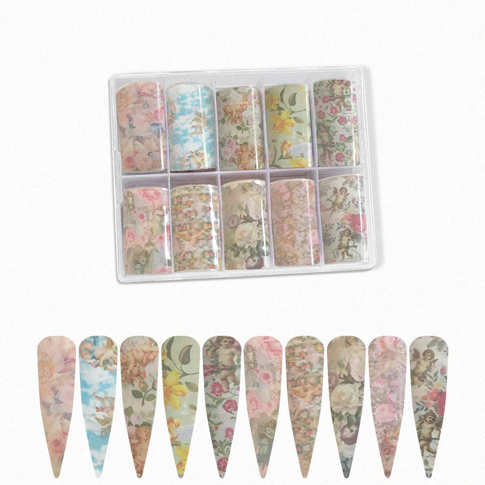 Nail Foil Transfers - Cherubs