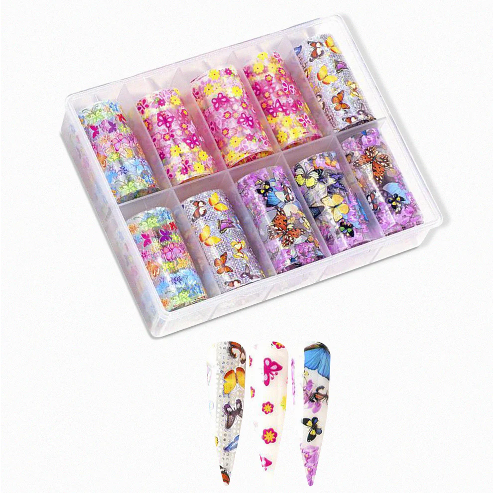 Nail Foil Transfers - Butterflies 2