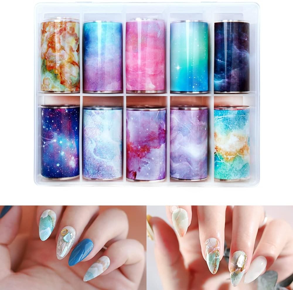 Nail Foil Transfers - Marble