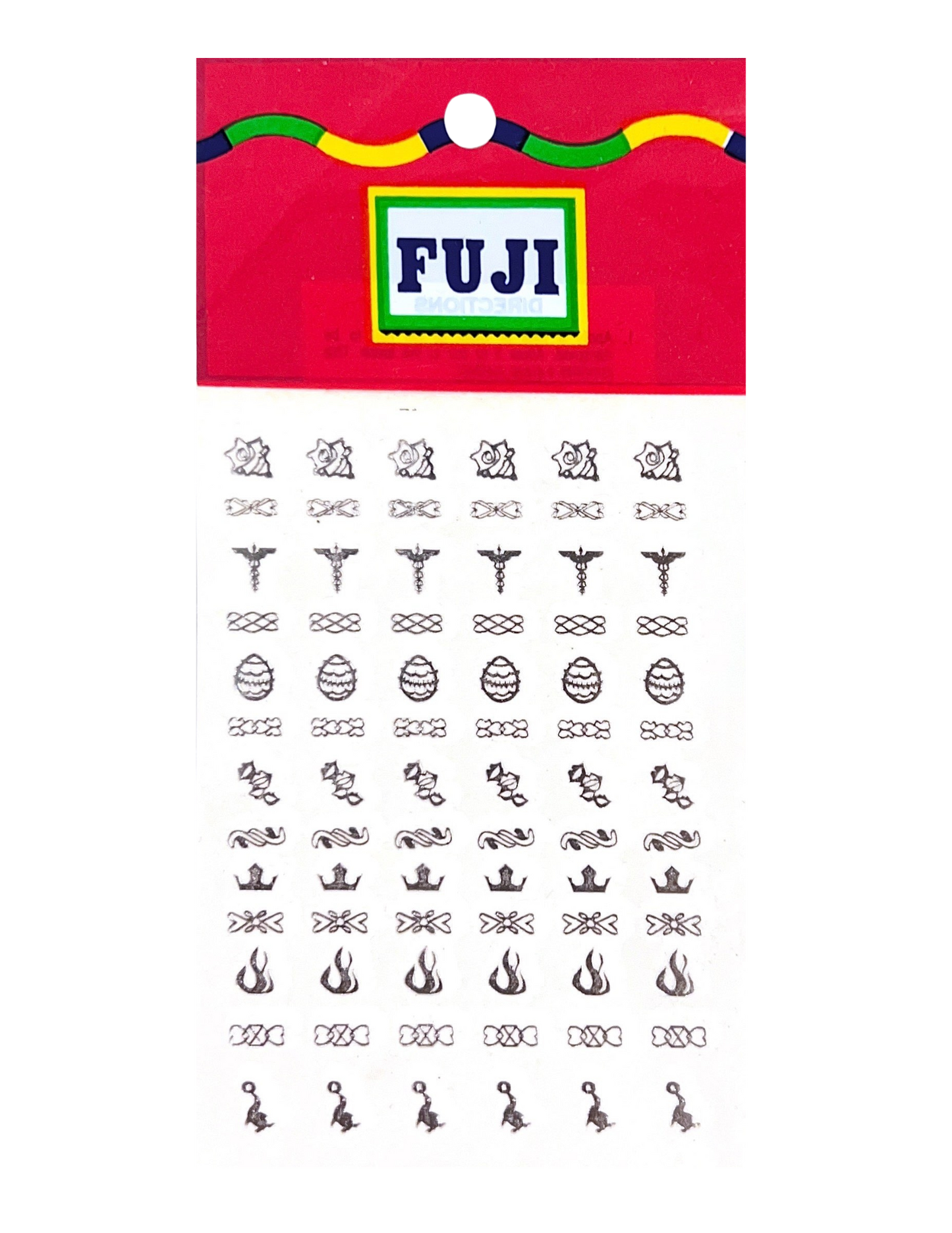 FUJI Water Decal - #32 Silver