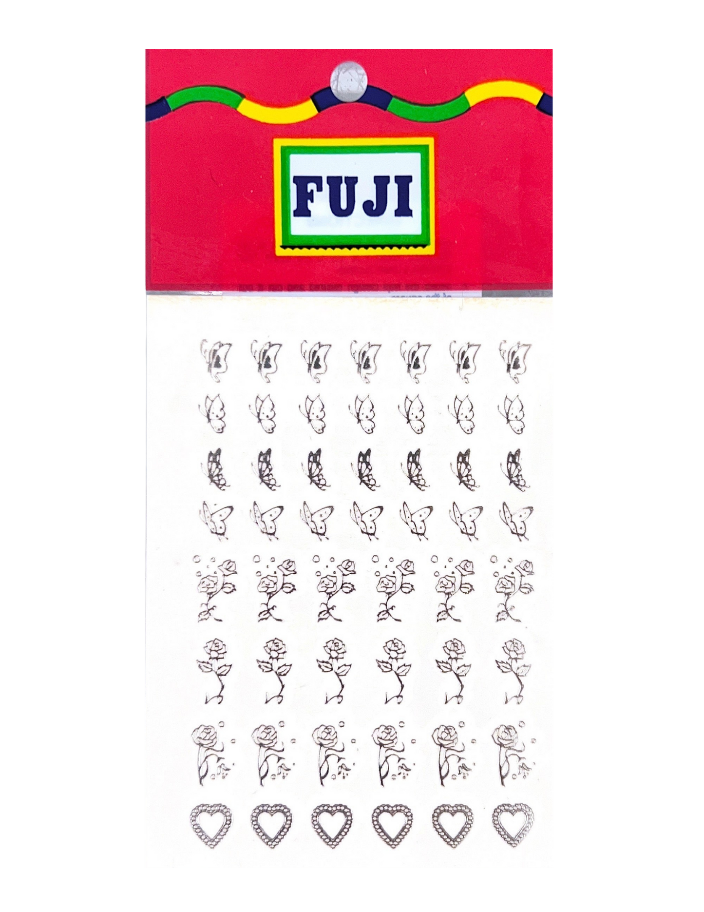 FUJI Water Decal - #33 Silver