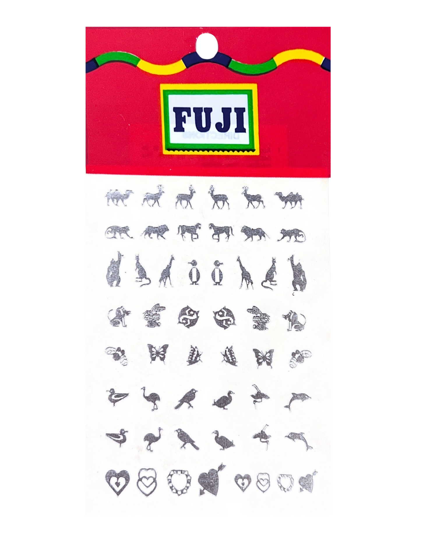 FUJI Water Decal - #34 Silver