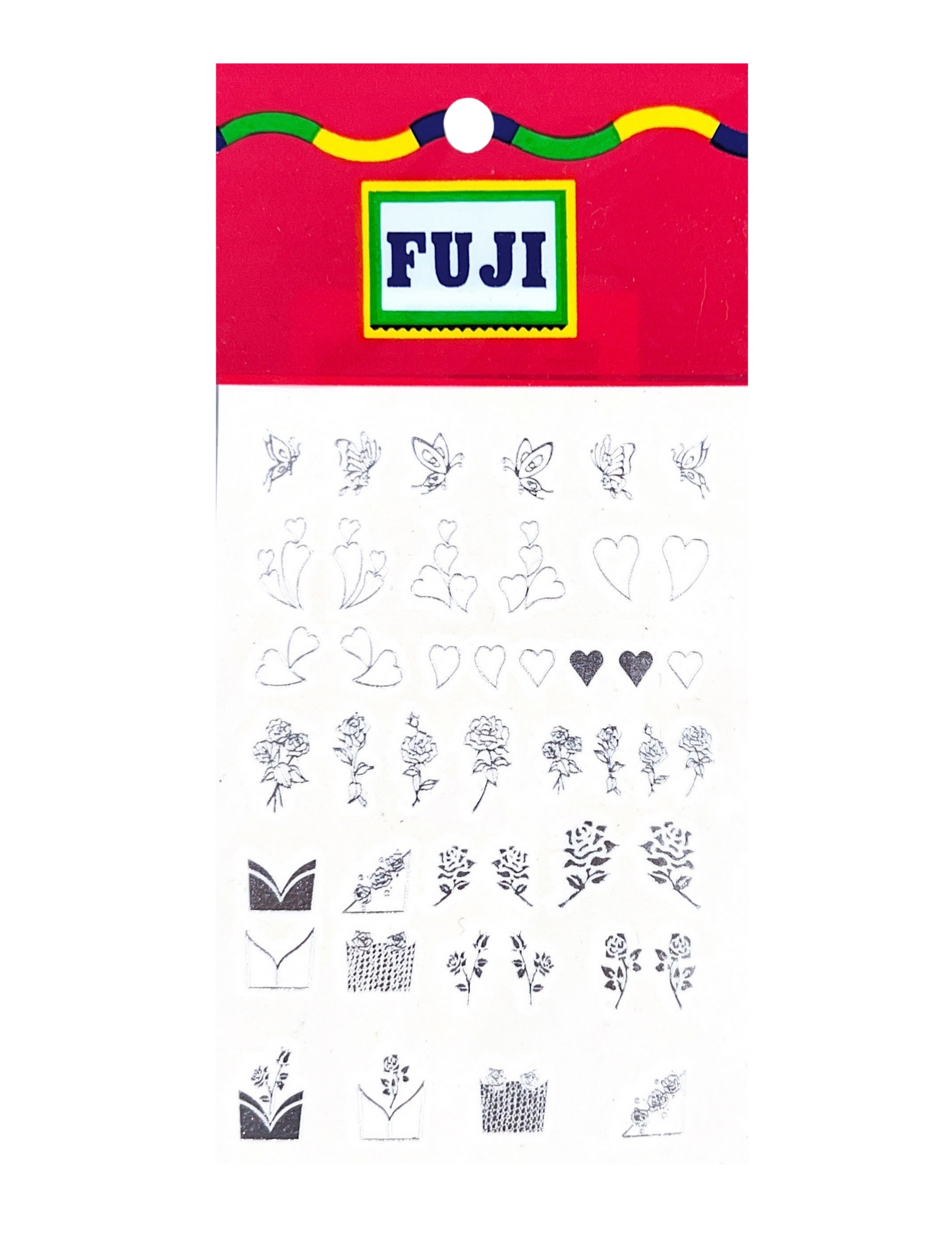 FUJI Water Decal - #40 Silver