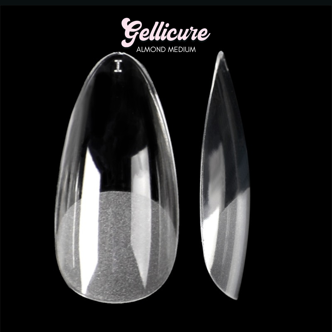 GELLICURE Pre-etched Gel Tips 552 pcs - Almond Medium