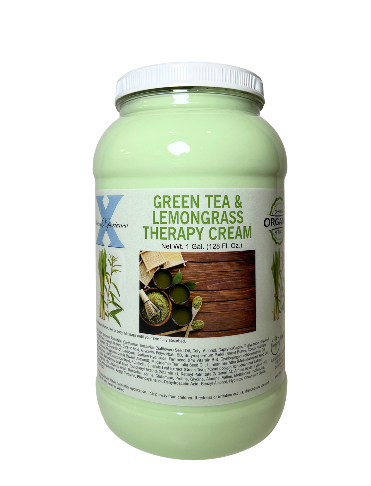 SCENT XPERIENCE Organic Spa Therapy Cream - Green Tea & Lemongrass