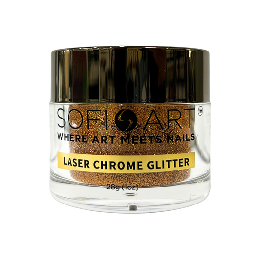 SOFIART Chrome Glitter 1oz - Laser Gold LS200