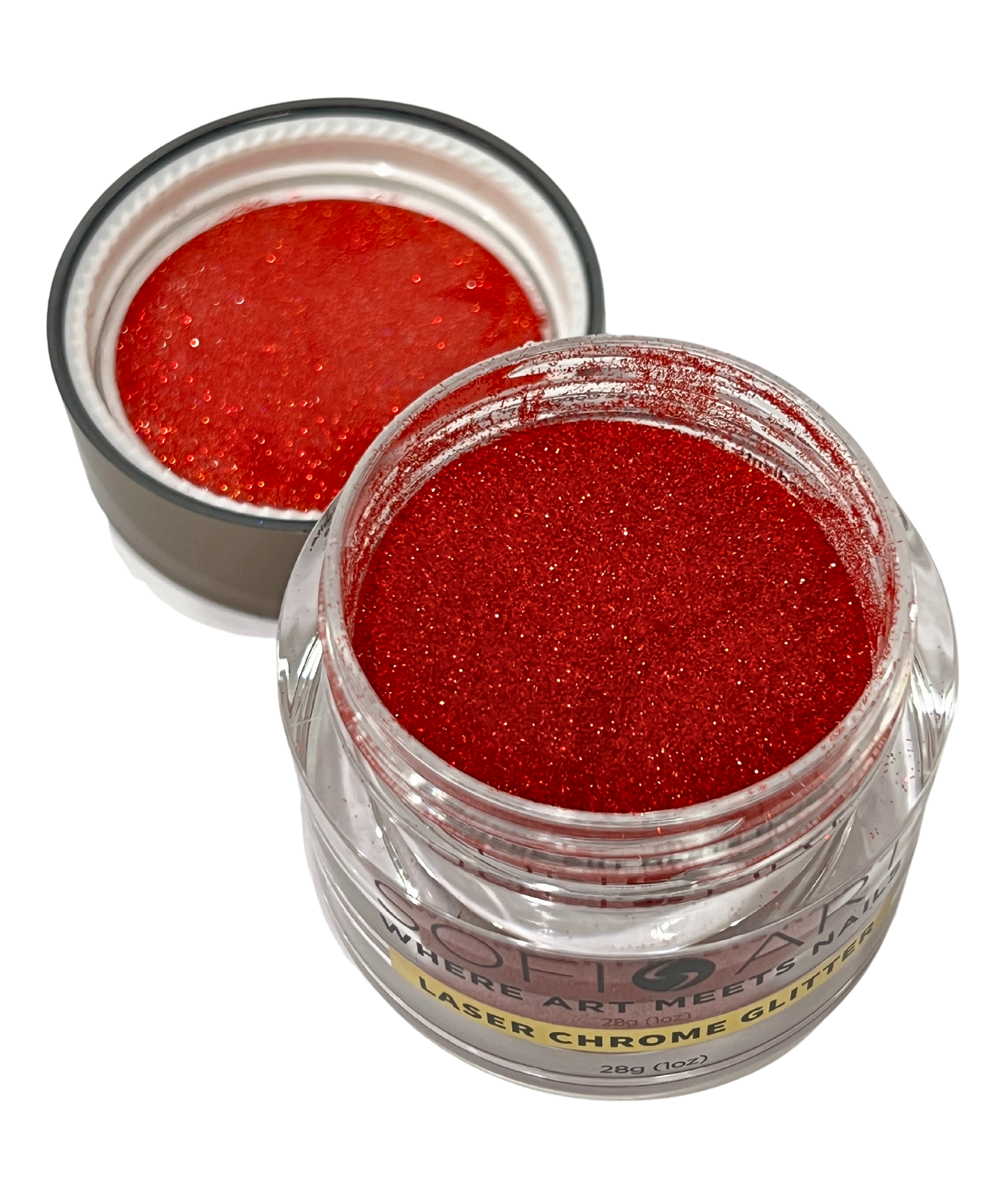 SOFIART Chrome Glitter 1oz - Laser Red LS300