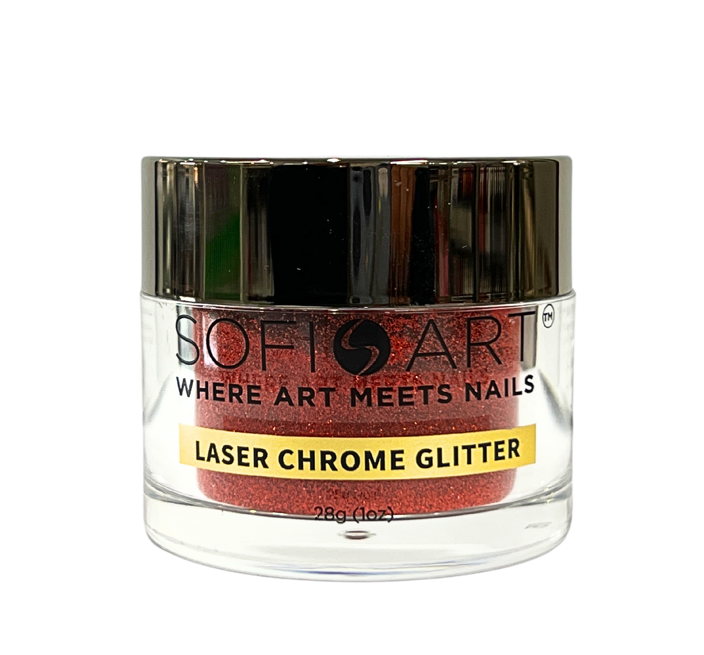 SOFIART Chrome Glitter 1oz - Laser Red LS300