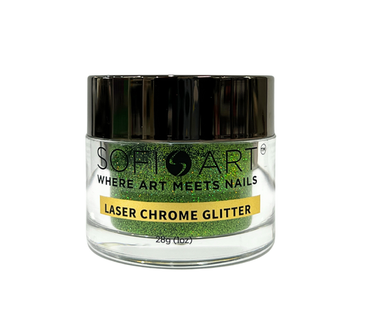 SOFIART Chrome Glitter 1oz - Laser Green LS601