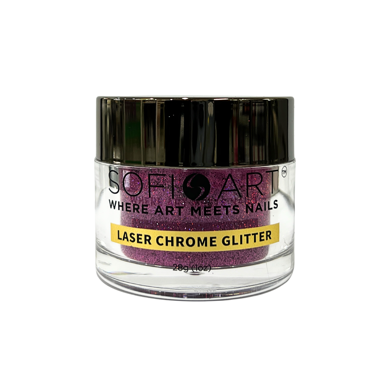 SOFIART Chrome Glitter 1oz - Laser Pink LS901