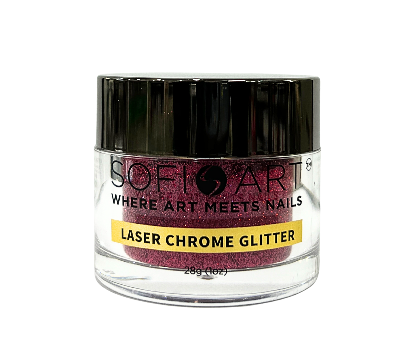 SOFIART Chrome Glitter 1oz - Laser Rose Pink LS912