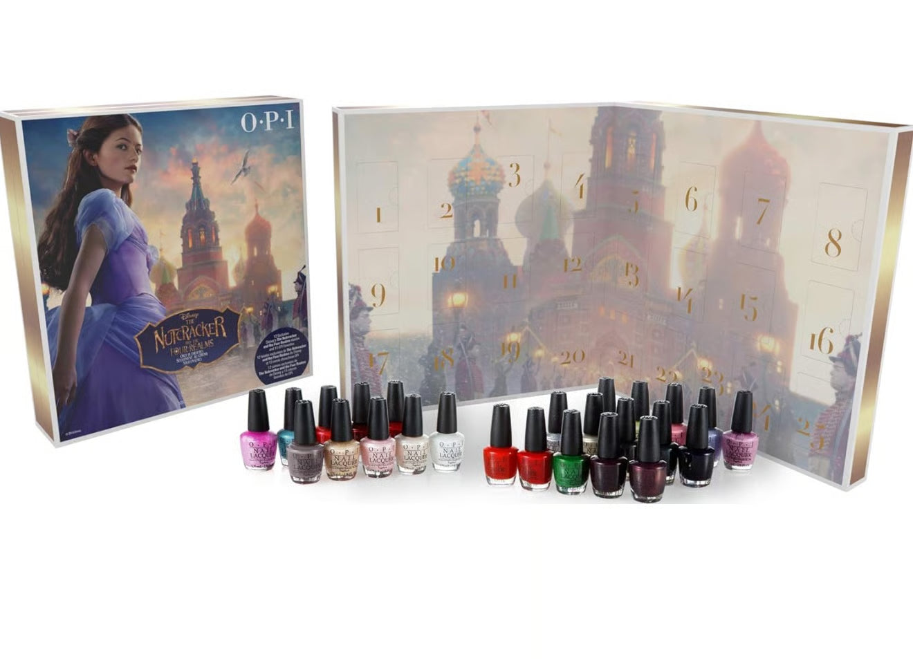 OPI The Nutcracker and the Four Realms Mini Nail Lacquers Advent Calendar