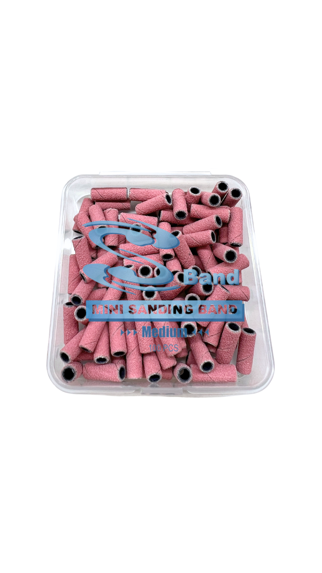 SBAND Mini Sanding Bands 100ct - Pink
