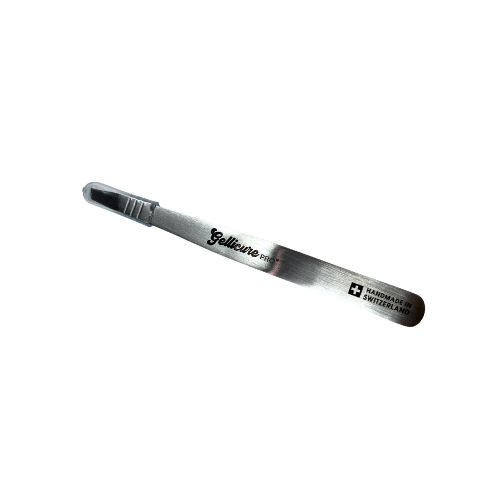 GELLICURE PRO★ Slant Tip Tweezer - Silver