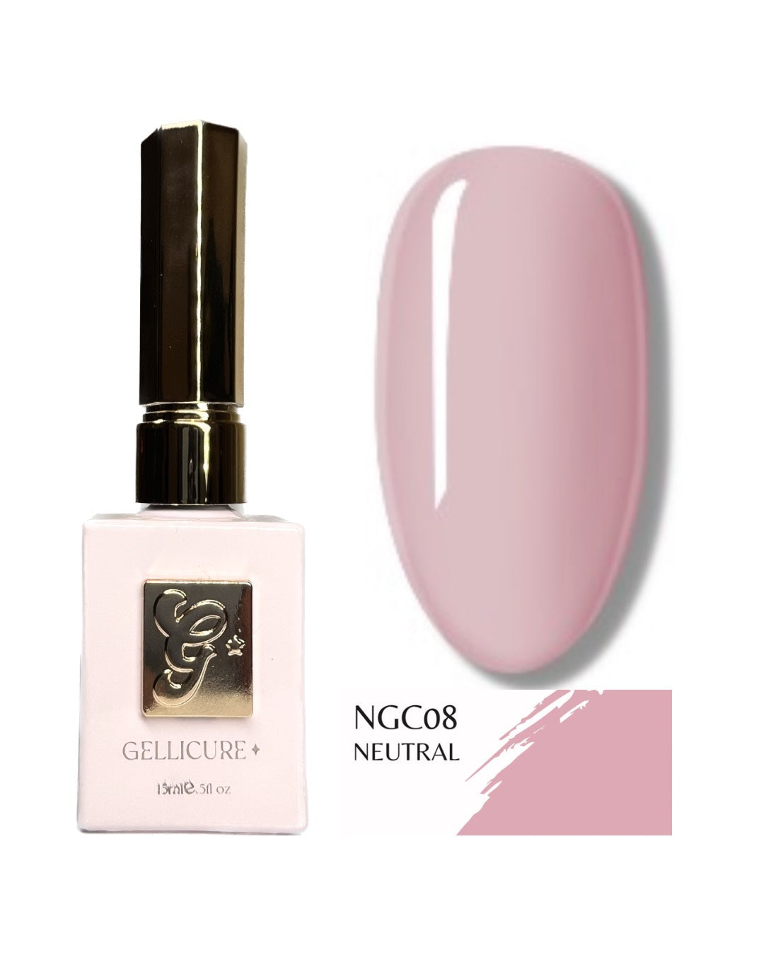 GELLICURE Gel Color 0.5oz - Sheer Nudes Collection