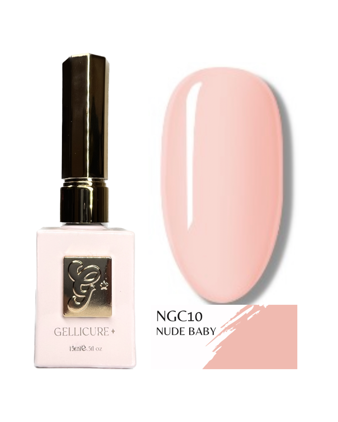 GELLICURE Gel Color 0.5oz - Sheer Nudes Collection