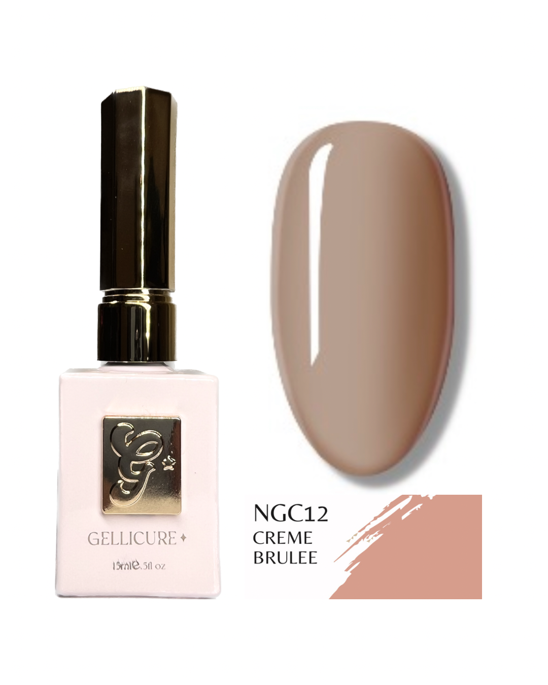 GELLICURE Gel Color 0.5oz - Sheer Nudes Collection